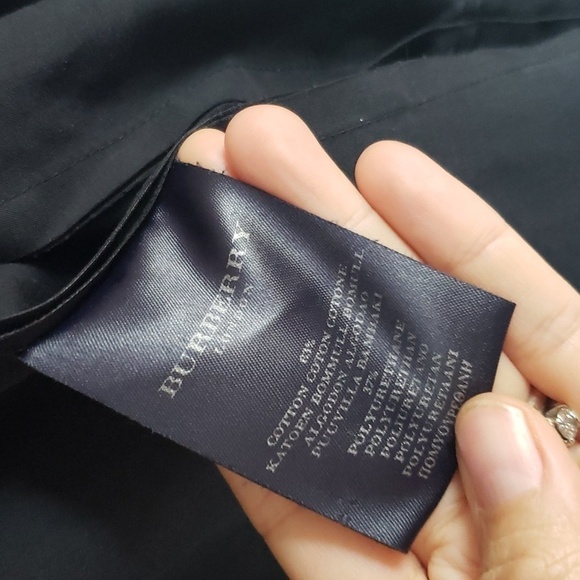 BURBERRY London black hooded jacket size medium - Picture 11 of 12